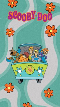 the scooby - doo movie poster is shown