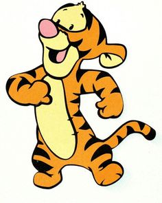 an image of a cartoon character that appears to be tigger from winnie the pooh