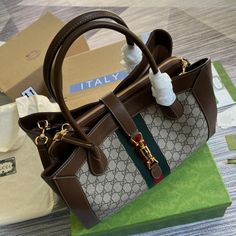 Size: Standard Size It comes with Dust box, Care manual, Tag, and Paper bag. Web Detail, Gucci Handbag, Original Bags, Evening Clutch Bag, Gucci Handbags, Large Tote Bag, New Handbags, Tote Backpack, Cute Bag