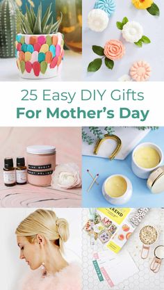 25 easy diy gifts for mother's day