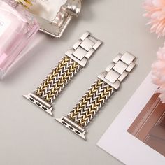 Personalised custom metal watch band | Metal chain apple watch band | Initials personalised engraved | stainless steel apple watch band | Personalised gift for her Durable and Long-lasting: This elegant Apple watch band is crafted from stainless steel and undergoes vacuum plating, ensuring durability and long-lasting color. ✨Comfortable Fit: The smooth and comfortable design of the band conforms perfectly to the shape of your wrist, making it feel like a second skin. ✨Wide Compatibility: Our Apple Watch replacement band is compatible with Apple Watch Ultra 1/2 (49mm), series 10(42mm/46mm),9/8/7 Series (41mm/45mm), SE/6/5/4 Series (40mm/44mm), and 3/2/1 Series (38mm/42mm). Please check the back of your watch and ensure you order the correct size. ✨Size: Apple Watch Band for Women fits wrist Stainless Steel Chain Link Bracelet Apple Watch Band, Luxury Silver Stainless Steel Apple Watch Band, Stainless Steel Bracelet Strap Apple Watch Band, Luxury Metal Bracelet Strap Apple Watch Band, Luxury Stainless Steel Adjustable Apple Watch Band, Women's Watch Bands, Apple Watch Band, Bracelet Apple Watch, Jewelry Clasps