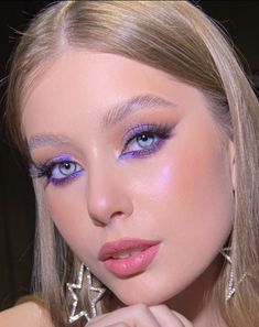 Makeup Layout, Maquillage On Fleek, Sparkly Makeup, Purple Makeup, Ethereal Makeup