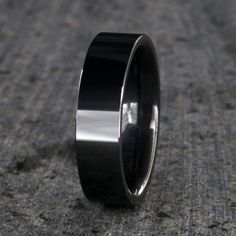 Stunning 6mm black ceramic rings with a perfect diamond polish finish. All ceramic jewelry includes our deluxe inside comfort fit design. 6mm wide black ceramic ring Polish finish Flat profile Inside Comfort Fit Design Scratch Resistance Elegant Black Tungsten Carbide Rings, Modern Black Tungsten Carbide Jewelry, Polish Ceramics, Ceramic Ring, The Penguin, Ceramic Rings, Ceramic Jewelry, Black Ceramic, Black Diamond