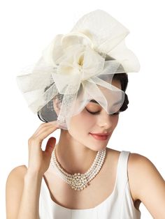 PRICES MAY VARY. Whether you're attending a wedding, tea party or the races, this fascinator will add a chic final flourish to your occasion outfit. 【Premium Quality 】: Crafted from selective feather and tulle material, fusing elegance with minimal effort. 【Comfortable and Versatile Wear】: Our fascinators offering both a headband and a clip for a secure fit, tailored to your preference ensuring all-day comfort. One size fits all. 【Vibrant & True Colors】: What you see is what you get. Our fascina British Hats, Kentucky Derby Fashion, Tulle Material, Derby Fashion, Flower Fascinator, Tea Party Hats, Elegant Hats, Church Hats, Fancy Dresses Party