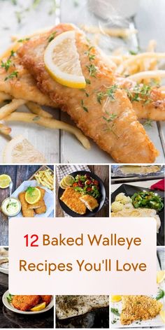 baked walleye recipes you'll love with lemons and parsley on the side