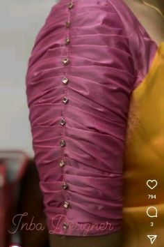 Simple Sleeves Design, Latest Blouse Neck Designs, Lace Blouse Design, Patch Work Blouse Designs, Latest Bridal Blouse Designs, Blouse Designs Catalogue, Latest Blouse Designs Pattern, Traditional Blouse Designs, Latest Model Blouse Designs