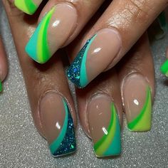 Check more at https://mangadexx.com/3168-2/ Nails Biab, Nail Art Glitter, Pretty Nail Art Designs, Blue Nail Designs, Blue Nail, Pretty Nail Art, Short Acrylic Nails Designs