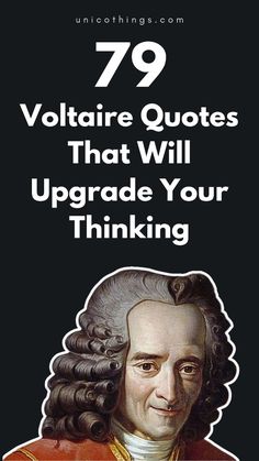 an image of voltaire quotes that will upgrade your thinker's thinking skills