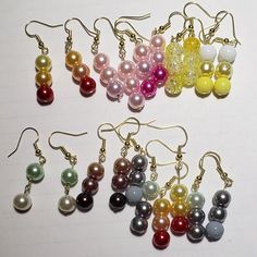 ColorfulBead fashion earrings Elegant Multicolor Crystal Earrings With Dangling Beads, Elegant Multicolor Hoop Earrings With Dangling Beads, Handmade Multicolor Pearl Earrings Gift, Multicolor Pearl Earrings As A Gift, Handmade Multicolor Pearl Earrings For Gift, Multicolor Handmade Pearl Earrings For Gift, Multicolor Pearl Earrings Set As A Gift, Elegant Multicolor Beaded Dangle Earrings, Handmade Multicolor Pearl Drop Earrings