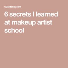 6 secrets I learned at makeup artist school Makeup Artist Career, Concealer Contour, Makeup Tips And Tricks, Learn Makeup, How To Do Makeup, Makeup School, Apply Makeup, School Makeup, Foundation Concealer