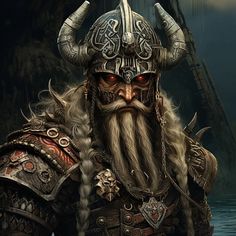 an image of a man with horns and beards