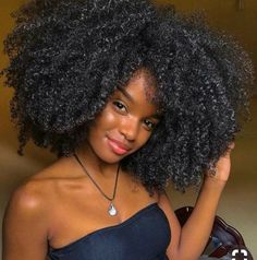 @caringfornaturalhair for all things natural hair + care! #naturalhair Big Natural Hair, Curly Hair Beauty, Queen Hair, Coily Hair