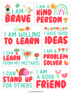 i am brave, kind person, i am telling to learn ideas