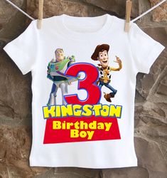 A cool, unique Toy Story birthday shirt personalized with your child's name and age. All shirts are 100% cotton. I use a professional heat press to transfer the image, NOT a home iron. I will personalize it with your child's name and age for no addition cost. I use high quality shirts from ARB Blanks. These are very soft shirts, not thin undershirts. Please see the size chart below for the t-shirts and choose your options in the drop down menus. *Please note heat pressed shirts may become distressed through wash/wear. Always wash them inside out on a delicate cycle using mild detergent and no bleach. Heat Press Shirts, Story Birthday, Toy Story Birthday, Unique Toys, Birthday Shirt, Kid Names, Toy Story, Birthday Shirts, Heat Press