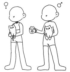 two boys are talking to each other and one is holding a cat in his hand