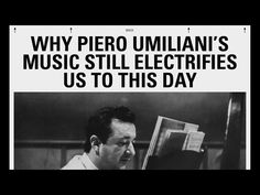 a man reading a newspaper with the caption why piero umliani's music still electrics us to this day