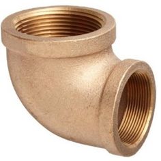 an brass pipe fitting is shown on a white background