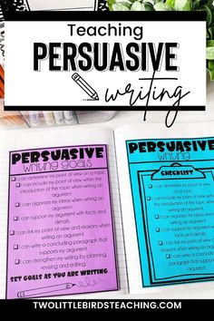 writing persuasie worksheet with the words persuative and persutive