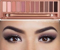 Naked 3 Smokey & VIDEO Tutorial Homecoming Makeup Browneyes, Maquillaje Natural, Makati, Homecoming Makeup, Love Makeup, Pretty Makeup