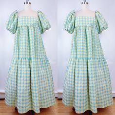 Zara Gingham Puff Sleeve Yellow/Green Dress Size Xxl Brand New With Tag Even Though It Says Size Xxl, Actual Size Is More Like Large (12) 20 Inches(About 40 Inches Circumference) Cross Bust. Zara Summer Puff Sleeve Dress, Yellow Zara Dress, Chic Yellow Zara Dress, Zara Yellow Dress, Zara Yellow Floral Print Dress, Rattan Bedroom, Zara Dresses, School Fashion, Xl Dress