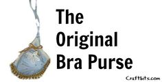 the original bra purse is blue and white