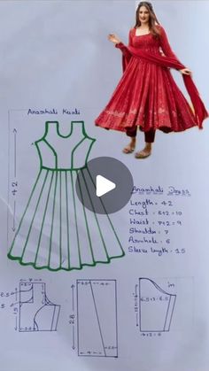 an image of a woman's dress pattern