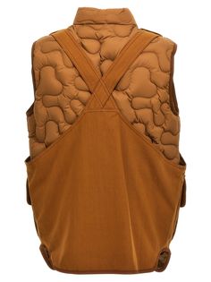 100% nylon Salehe Bembury, Moncler Genius, Sherpa Vest, Utility Vest, Brown Vest, Cyberpunk Fashion, 3d Laser, Vest White, Fleece Vest