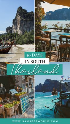 the top 10 things to do in south thailand