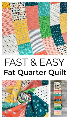 Easy Fat Quarter Quilt | quilting | Diary of a Quilter Fat Quarter Sewing Projects, Beginner Quilting Projects, Diary Of A Quilter, Fat Quarter Quilt Pattern, Lap Quilt Patterns, Amy Smart, Fat Quarter Quilt, Baby Quilt Patterns, Lap Quilts