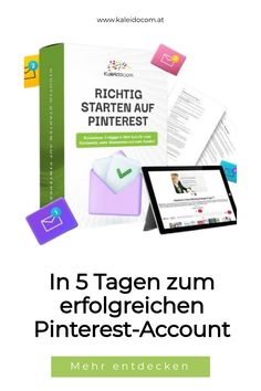 Buch und Tablet zur Einführung in Pinterest-Strategien für erfolgreiches Marketing. Rich Pins, Influencer