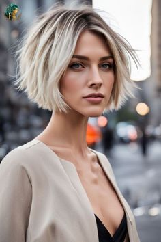 #shorthair #hairinspo #pixiecut #bobhaircut #shorthairstyles #hairgoals Arielle Kebbel Short Hair, Box Bob 2024, Chin Length Bob Thick Hair, Very Short Bob Haircuts, Short Hair Looks, Edgy Short Haircuts, Short Hair Images, Long To Short Hair, Chin Length Hair