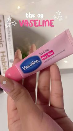 #vaseline Rose Lips Vaseline, Vaseline Rose Lip Balm, Rose Vaseline, Pink Vaseline, Vaseline Products, Lip Balm Aesthetic, Lips Vaseline, Vaseline Lip Care, Vaseline Lip Balm