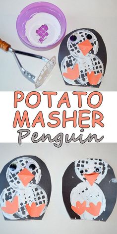 this is an easy paper plate penguin craft for kids to make it looks like they are making