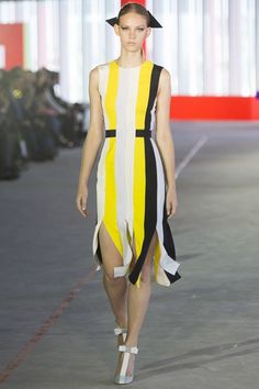 Roksanda Ilincic  Spring 2014 RTW Office Wears, Colorful Clothes, High Fashion Dresses, Panel Dress, Fashion Week Runway, Street Style Chic, Working Woman