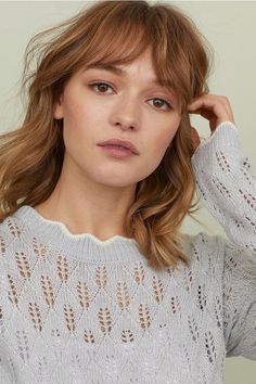 Bangs Inspo, Costume Noir, Ginger Hair Color, Beautiful Red Hair, Pointelle Knit, Red Hair Color, Hair Envy, Grunge Hair, Ginger Hair