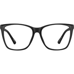 These fetching square glasses have larger lenses that also work well for sunglasses. The wide eyeglasses is made with lightweight TR90 plastic for all-day comfort. It is available in glossy finishes: red with tortoiseshell accents tortoiseshell with flecks of green translucent purple and in matte finishes: melon black or mint. Please note the minimum PD can be lowered down by 1 to 5mm for an additional $9 charge. | Zenni Women's Square Prescription Eyeglasses Black Tortoise Shell Plastic Black Square Glasses, Everyday Glasses, Y2k Posters, Black Tortoise, Rim Design, Zenni Optical, Square Eyeglasses, Keke Palmer, Oval Face Shapes