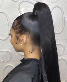 Prom Ponytails, Prom Pony, Future Hairstyles, Slick Ponytail, Slicked Back Ponytail, Sleek Ponytail Hairstyles, Weave Ponytail