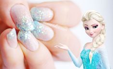 Elsa Nails, Nail Art For Winter, Disney Frozen Nails, Frozen Nails, Summer Nails Colors Designs, Kids Nail Designs, Easy Cold, Nail Care Routine, Nails For Kids