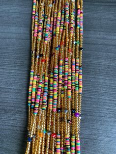 These beads come in TIE ON only, they are 45" long and self adjustable based on your waist size. ★ The listed prices are for one strand each. For multiple strands you'll have to indicate from the quantity section in your cart. Uses of Waist beads ★ Cultural and Spiritual Reasons ★Waist beads as ornaments as well as for symbolic adornment, ★ which serves as a sign of wealth, femininity or aristocracy, as well as spiritual well-being. ★ Weight-loss Management ★Self Love/ Confidence ​ Bead Store Shops, Waist Beads African, Waist Jewelry, Waist Beads, Spiritual Wellness, Belly Chain, Bead Store, Body Positivity, Waist Size