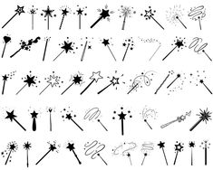 black and white stars and sparklers on a white background stock photo - budget conscious