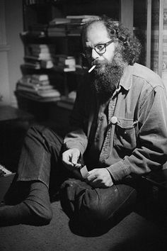 BW_AG001 : Allen Ginsberg - Iconic Images Alan Ginsberg, The Creative Act, Beatnik Style, William S Burroughs, Haight Ashbury, French New Wave, Allen Ginsberg