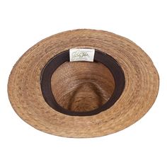 Clark Palm Leaf Hat inside view Outdoor Panama Hat With Upf 50+ And Flat Brim, Upf 50+ Flat Brim Panama Hat For Outdoor, Curved Brim Panama Hat With Upf 50+ For Outdoor, Outdoor Panama Hat With Upf 50+ And Short Brim, Outdoor Panama Hat With Upf 50+ And Curved Brim, Outdoor Panama Hat Upf 50+ Short Brim, Upf 50+ Panama Hat With Curved Brim For Outdoor, Upf 50+ Curved Brim Panama Hat For Outdoor, Outdoor Panama Hat With Uv Protection And Short Brim