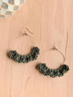 These chunky boho style hoop earrings are the perfect way to add a pop of color to any style. Created from recycled macrame string, the hepatica hoop earrings are light-weight yet they are chunky enough to make a real statement. Available in four different colors. Handmade Casual Hoop Jewelry, Boho Stil, Pop Of Color, Style Boho, North East, Boho Style, Hippie Boho, Jewelry Earrings Dangle, Different Colors