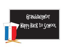 Granddaughter Happy Back to School, Blackboard and School Supplies card Happy Back To School, Chalk Writing, Colorful Notebooks, Chalk Lettering, Pencil And Paper, Christmas Drinks, Going Back To School, Fall Fun