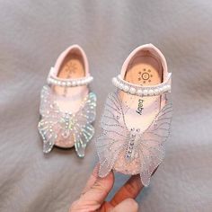 Pink / 30 ULKNN Toddlers Baby Girls Shoes Kids Leather Shoes For Wedding Party Performance Lace Butterfly Rhinestone Bling Pearls Beading Shoes For Wedding, Girls Leather Shoes, Lace Butterfly, Butterfly Shoes, Butterfly Rhinestone, Kids Leather Shoes, Girls Dress Shoes, Cinderella Shoes, Fairy Birthday