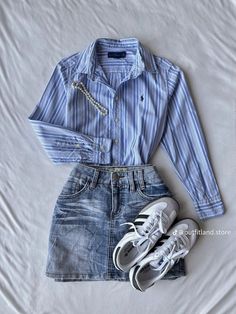 Mode Harajuku, Elegant Clothing, Looks Pinterest, Casual Day Outfits, Causual Outfits, Skirt Outfit, Looks Chic, Cute Everyday Outfits