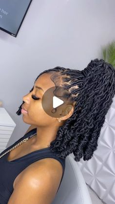 Soft Locs Styling, Soft Locs High Ponytail, Barbie Soft Loc Ponytail, Soft Locs Barbie Ponytail With Swoop, Soft Locs Barbie Ponytail, Barbie Ponytail With Swoop Locs, 30 Soft Locs, Barbie Loc Ponytail, Barbie Ponytail Locs