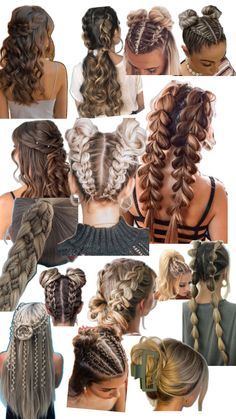 Road Trip Hairstyles Long Hair, Braided Hairstyles For Teens White, Braids For White Girls Hair, Dragon Braid Hairstyles, Country Hairstyles, Dragon Braid, Cowgirl Hair, Curled Hairstyles For Medium Hair, Hairstyles Elegant