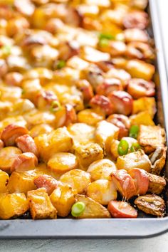 the food is prepared and ready to be cooked in the oven or on the grill