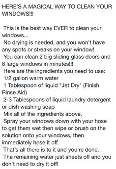 the instructions for how to clean windows on an iphone or ipad, with text below